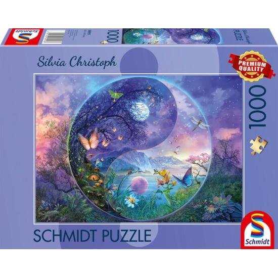 Puzzle Schmidt Yin-Yang Fantástico Mundo Dos Insetos 1000 Pçs