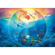 Puzzle Schmidt Yin-Yang Reino Dos Animais Marinhos 1000 Pçs
