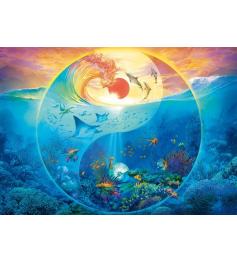 Puzzle Schmidt Yin-Yang Reino Dos Animais Marinhos 1000 Pçs