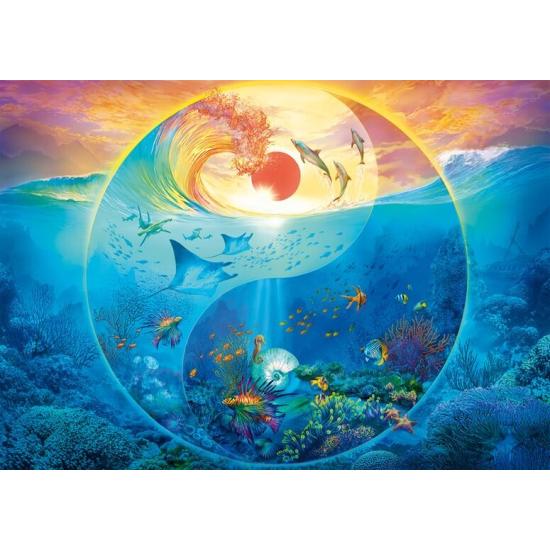 Puzzle Schmidt Yin-Yang Reino Dos Animais Marinhos 1000 Pçs
