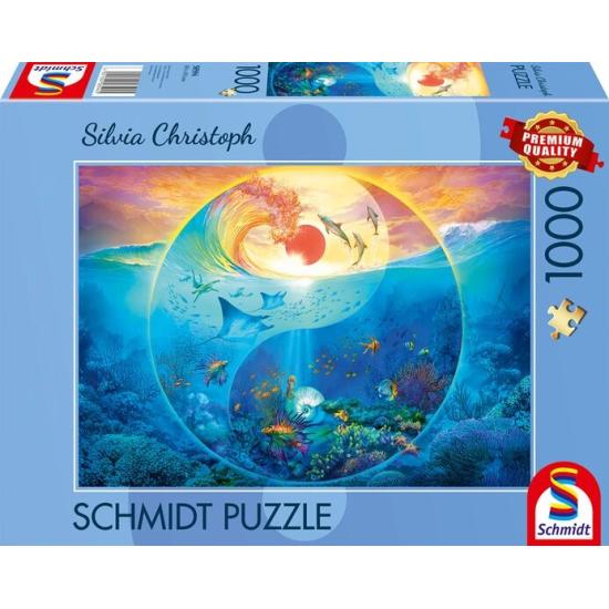 Puzzle Schmidt Yin-Yang Reino Dos Animais Marinhos 1000 Pçs