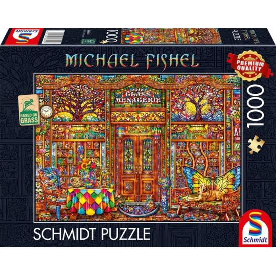 Puzzle Schmidt Zoológico De Vidro de 1000 Peças