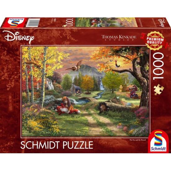 Puzzle Schmidt Raposa E Cão de 1000 Pieces