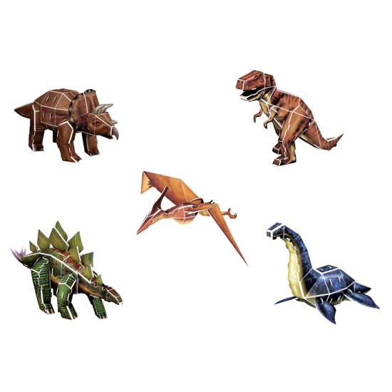 Scholas Puzzle Dinossauros 3D 120 Peças