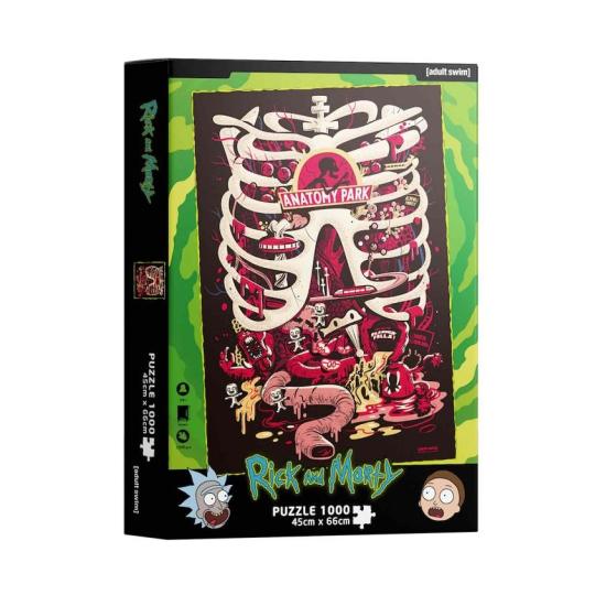 Puzzle SDToys Anatomía Park Rick y Morty de 1000 peças Puzzle SDToys Anatomía Park Rick y Morty de 1000 peças
