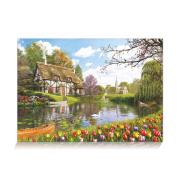 Puzzle Star Cabin by the Lake 1000 peças