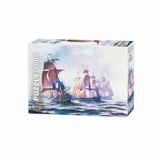 Puzzle Star Café Batalha no Mar de 1000 peças