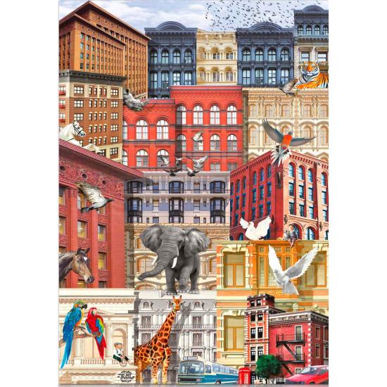 Puzzle Star Em Os Habitantes Originais da Cidade de 300