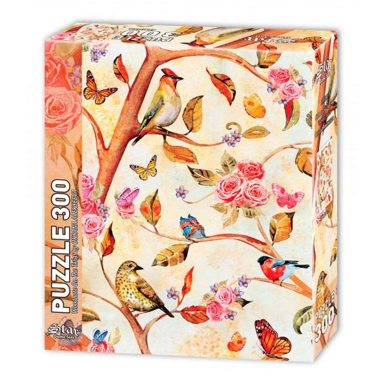 Puzzle Star Nos Galhos das Árvores de 300 peças