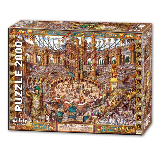 Puzzle Star Masculino vs. Feminino de 2000 Peças