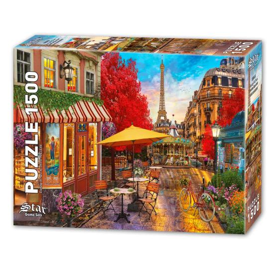 Puzzle Star Night em Paris de 1500 Peças Puzzle Star Night em Paris de 1500 Peças