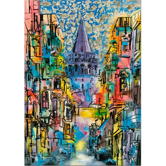 Puzzle Star Torre Galata, Istambul de 1000 peças