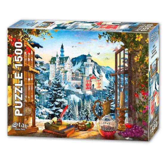 Puzzle Star Vista para o Castelo de Neuschwanstein de 1500 Pzs