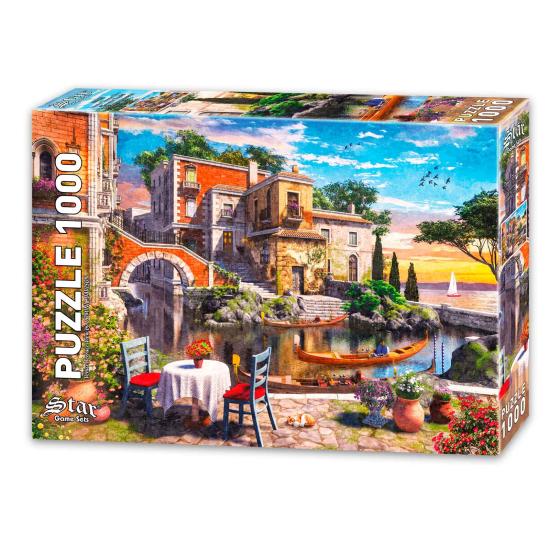 Puzzle Star Vista do terraço em Veneza de 1000 Peças