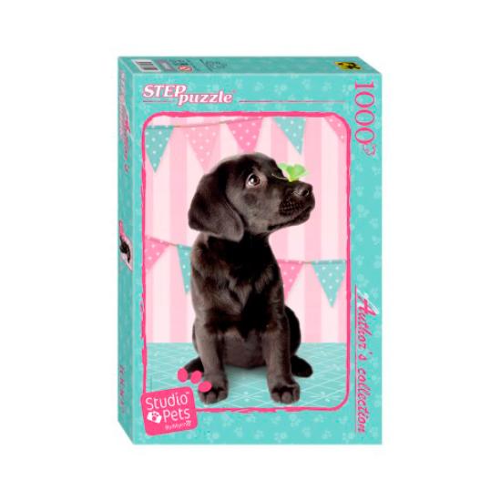 Puzzle Step Puzzle Cachorro Preto de 1000 Peças