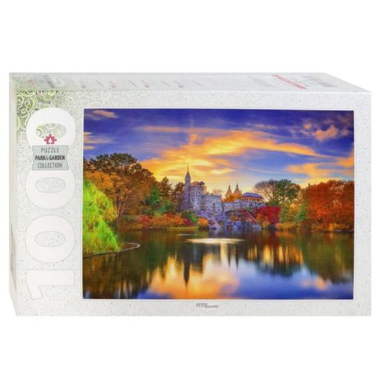 Puzzle Step Puzzle Castelo Belvedere no Central Park de 1000 Pz