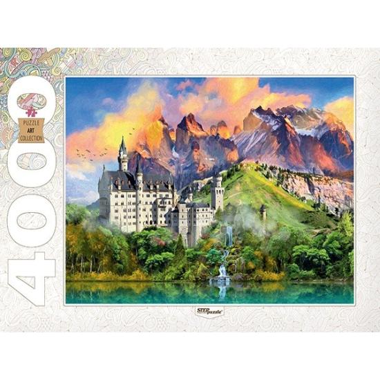 Puzzle Step Puzzle Castelo de Neuschwanstein de 4000 peças