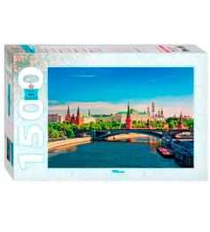 Puzzle Step Puzzle O Kremlin, Moscou de 1500 peças