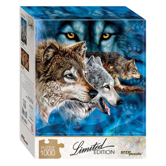 Puzzle Step Puzzle Encontre 12 lobos de 1000 peças