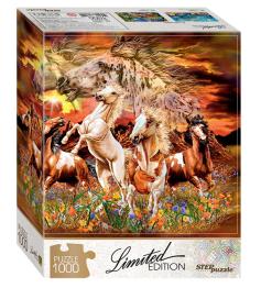 Puzzle Step Puzzle Encontre 16 Cavalos de 1000 peças