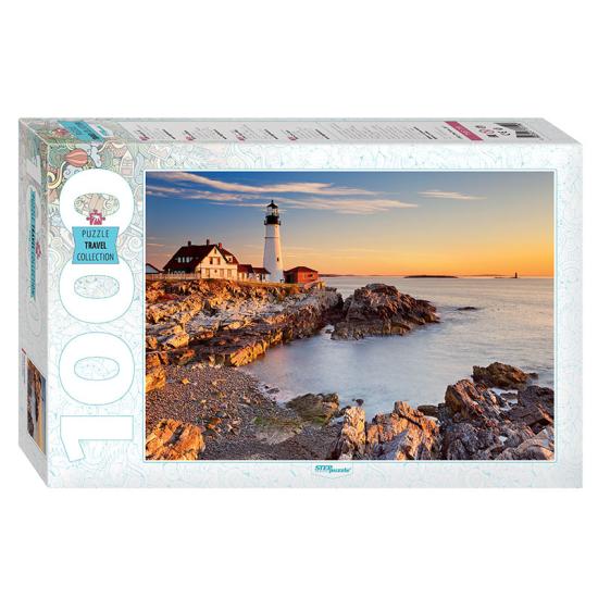 Puzzle Step Puzzle Farol em Portland de 1000 peças
