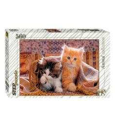 Puzzle Step Puzzle Gatinhos de 560 peças
