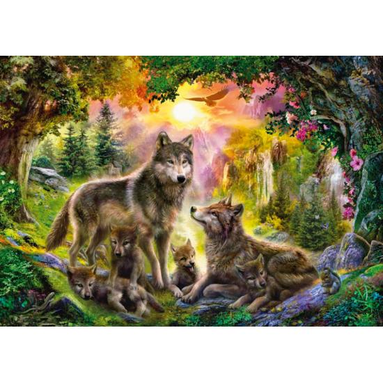 Puzzle Step Puzzle Lobos de 1500 Peças