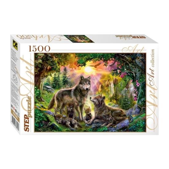 Puzzle Step Puzzle Lobos de 1500 Peças