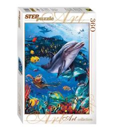 Puzzle Step Puzzle  Mundo Subaquático de 360 peças