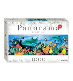 Puzzle de 1000 peças com panorama do mundo subaquático