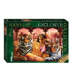 Puzzle Step Puzzle Princesa Indiana (Detalhes Dourados) de 1000