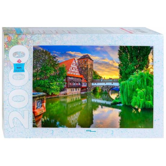 Puzzle Step Puzzle Bridge em Nuremberg, Alemanha de 2000 Peças