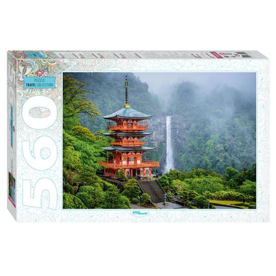 Puzzle Step Puzzle Seiganto-Ji Templo e Cachoeira de  560 p