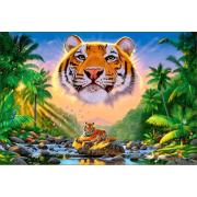 Puzzle Step Puzzle Tigre Magnífico de 6.000 peças