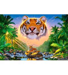 Puzzle Step Puzzle Tigre Magnífico de 6.000 peças