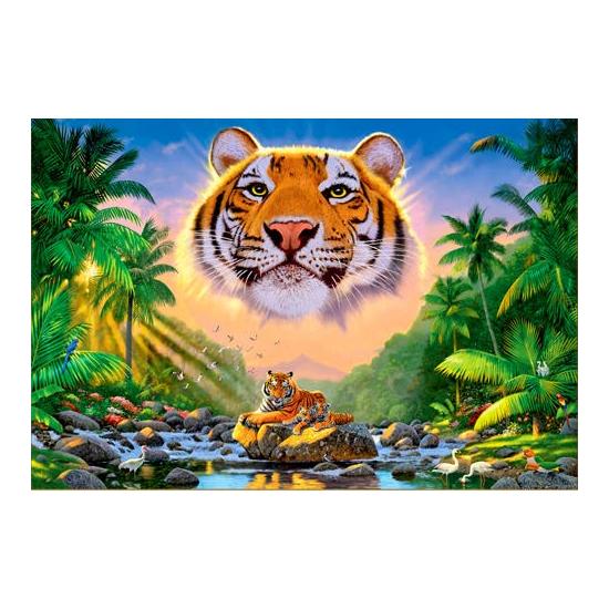 Puzzle Step Puzzle Tigre Magnífico de 6.000 peças Puzzle Step Puzzle Tigre Magnífico de 6.000 peças