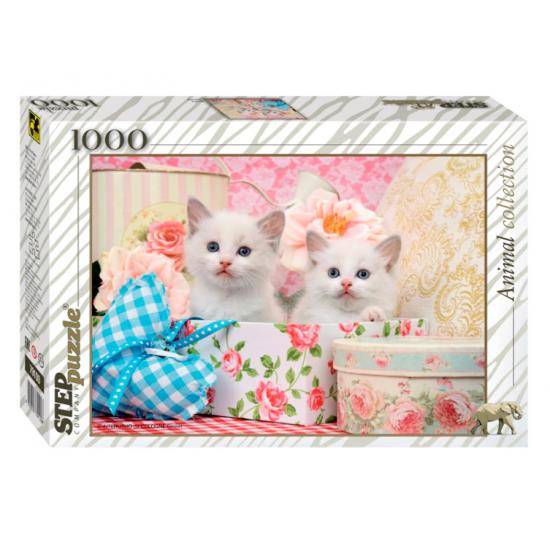 Puzzle Step Puzzle Gatinhos de 1000 Peças