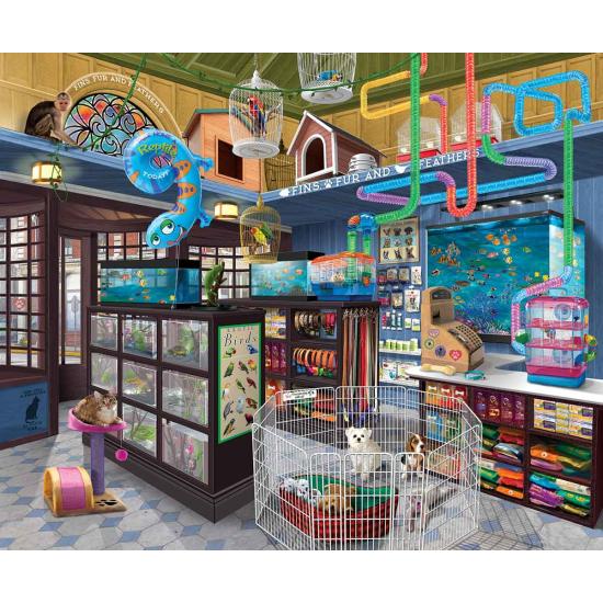 Puzzle SunsOut  Barbatanas, Peles e Penas de 1000 peças