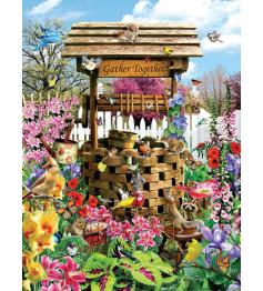 Puzzle SunsOut Animals at the Wishing Well 1000 Piece