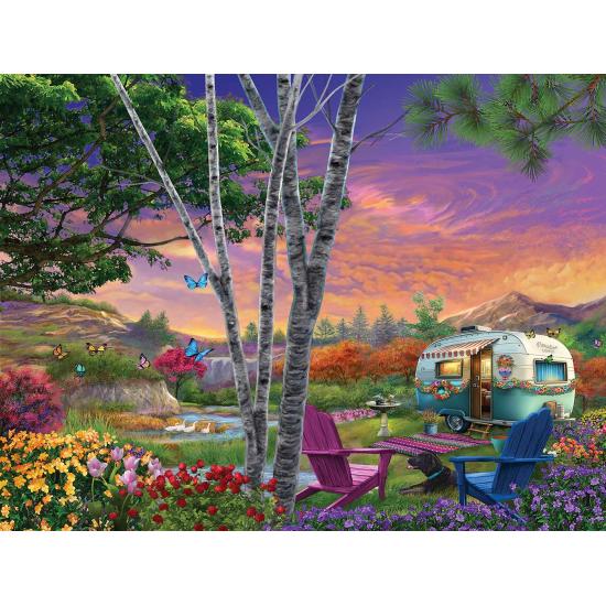 Puzzle SunsOut Estacionadas no Paraíso XXL de 500 Peças