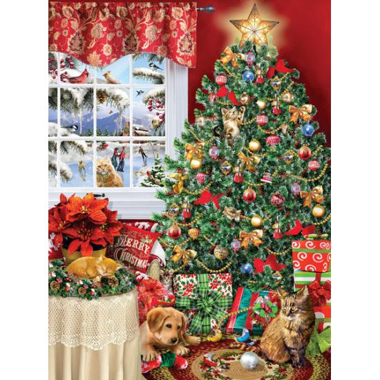 Puzzle SunsOut Cat Tree 1000 Peças