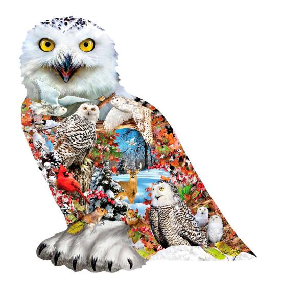 Puzzle SunsOut Snowy Owl XXL 650 peças