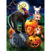 Puzzle SunsOut  Cachorrinhos no Halloween de 1000 peças