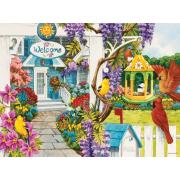 Puzzle SunsOut Country House com Wisterias 1000 Peças