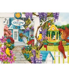 Puzzle SunsOut Country House com Wisterias 1000 Peças