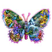 Puzzle SunsOut Butterfly Waterfall 1000 peças