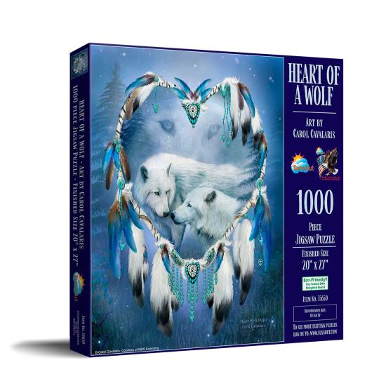 Puzzle SunsOut Coração de um Lobo de 1000 Peças