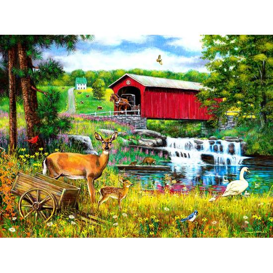 Puzzle SunsOut Cruzando as Quedas de 1000 peças