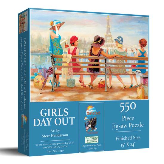 Puzzle SunsOut Dia Das Meninas de 550 peças Puzzle SunsOut Dia Das Meninas de 550 peças