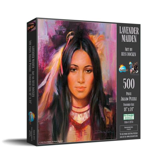 Puzzle SunsOut Donzela Lavanda XXL de 500 Peças